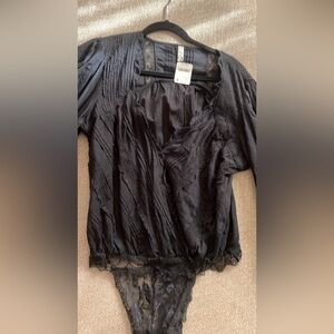Free people bodysuit black